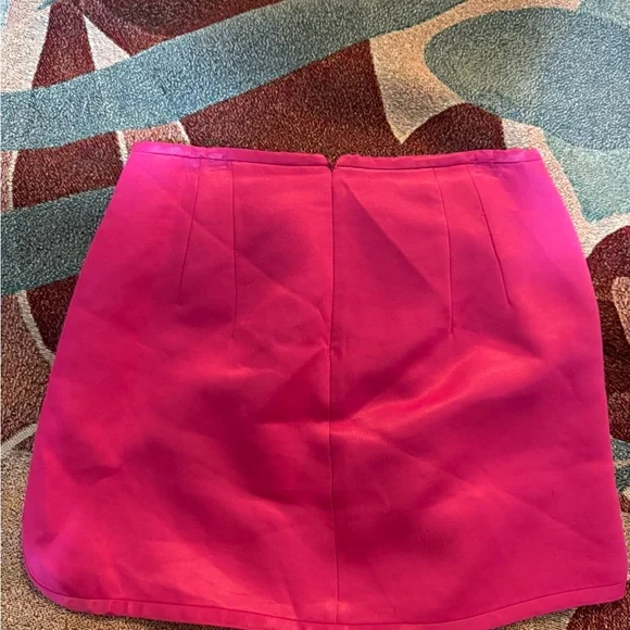Zara Pink Mini Pencil Skirt with Slit for Night Out - Picture 2 of 2